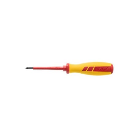 Holex Electrician's screwdriver for Pozidriv fully insulated- Cross-head size: 0 668731 0